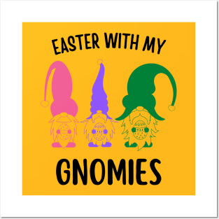 Easter with my gnomies Posters and Art